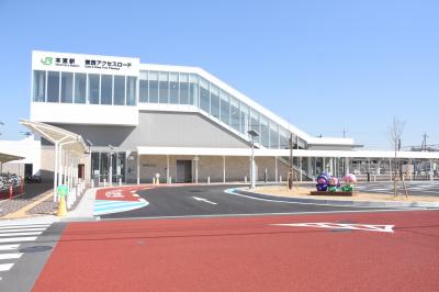 完成した本宮駅西口広場