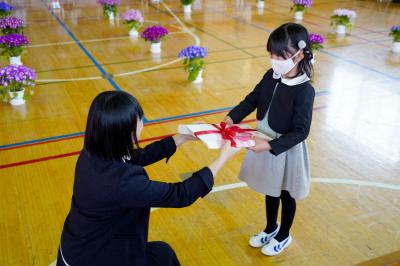 糠沢小学校の入学式