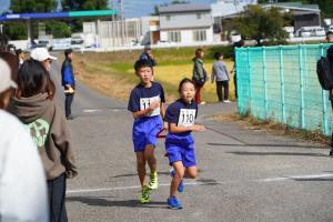 岩根小Aのタスキリレー