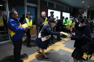 本宮駅前街頭啓発キャンペーン