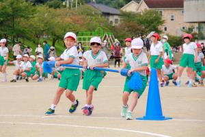 まゆみ小学校運動会の様子