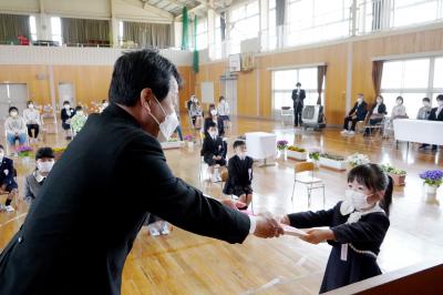 和田小学校の入学式